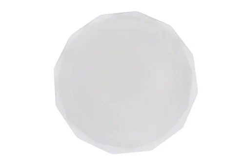 Светильник потолочный LED с пультом LED LAMPS 81081 Natali Kovaltseva белый на 1 лампу, основание белое в стиле хай-тек с пультом фото 4